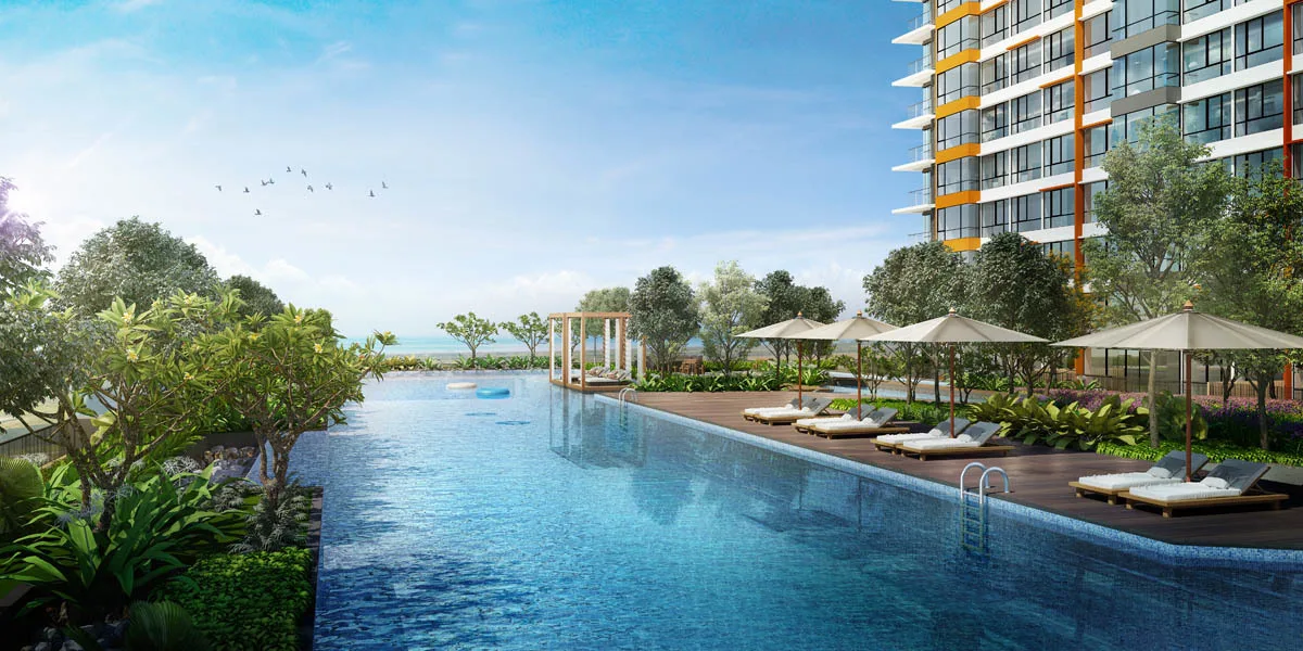 Anggun Residences, Design Village property image in Simpang Ampat, Leasehold property development, render