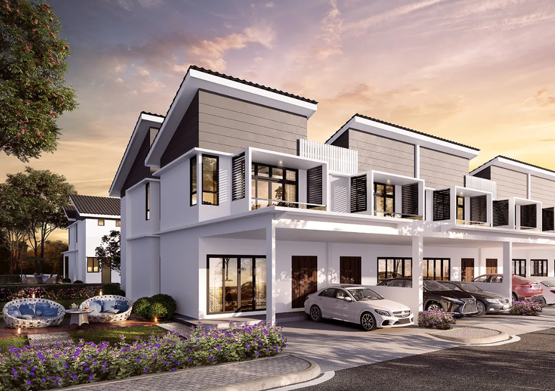 d'Courtyards (2 storey terrace) — Penang